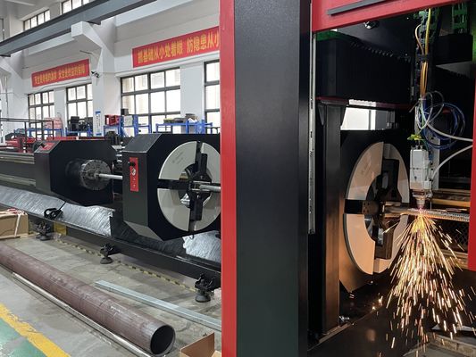 Máquina de corte de tubos a laser elétrico de alta precisão