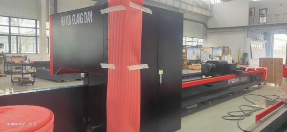 Máquina de corte de tubos de metal com controle CNC e consumo