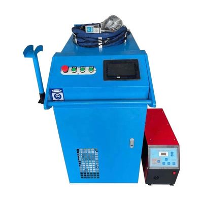 A solda de aço inoxidável tornou-se fácil com a máquina de soldagem a laser 4 em 1 LAPPING C Guidrail