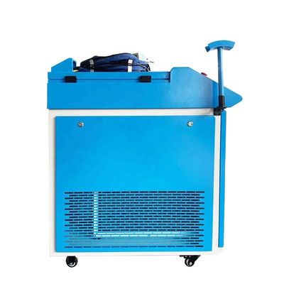 A solda de aço inoxidável tornou-se fácil com a máquina de soldagem a laser 4 em 1 LAPPING C Guidrail
