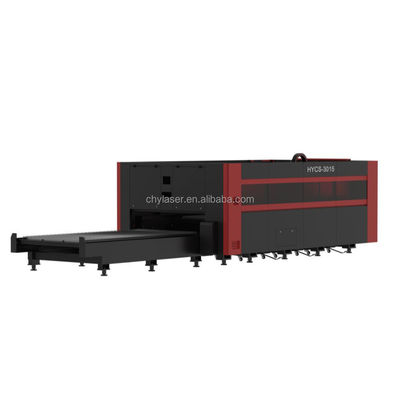 Máquina de corte a laser de precisão Raycus IPG para manuseio de chapas de metal