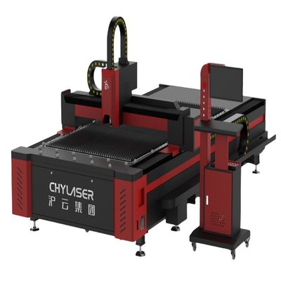 Máquina de corte a laser de precisão Raycus IPG para manuseio de chapas de metal