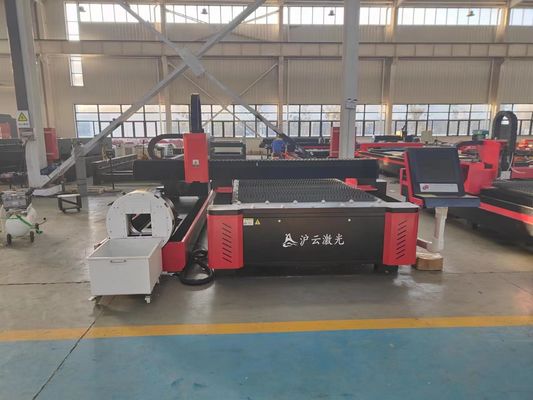Máquina de corte a laser de alta precisão de alta potência de 6000 mm * 2500 mm com mesa de troca de 8kw 20kw