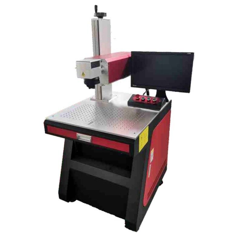 10w 20w 30w 50w Máquina de Engravagem a Laser CNC para Software de Controle Profissional de Chapas Metálicas